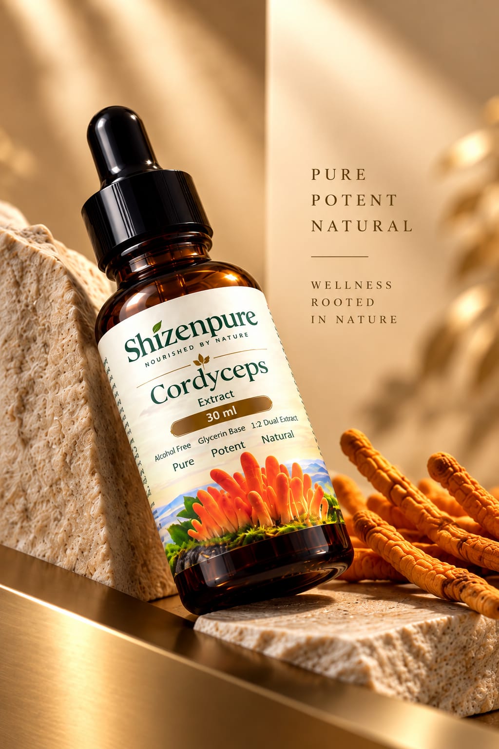 Cordyceps Liquid 1:2 Dual Extract, Alcohol-Free